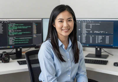 Mia, software developer at DoctorMeetUp